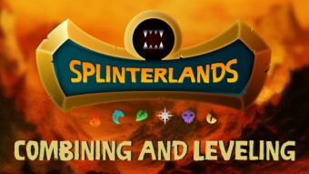 Combining and Leveling Cards in Splinterlands