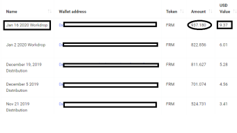 My 5th Distribution of Ferrum (FRM) Token Reward
