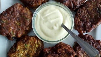 Foodbook #639 Greek zucchini fritters