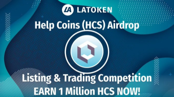 Help Coins x Latoken || Get a Share of 1.5M HCS crypto!