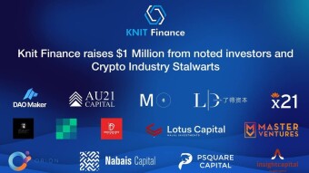 KnitFinance Raises $1 Million from Prominent Investors in Recent Fundraising Round in heavily oversubscribed round