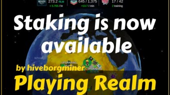 Staking is now available in Realm play2earn game