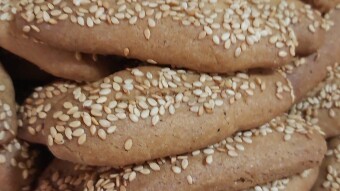 Foodbook #1193 cookies with sesame