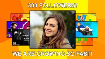 THANKS for 300 FOLLOWERs! We are GROWING A LOT!🥳