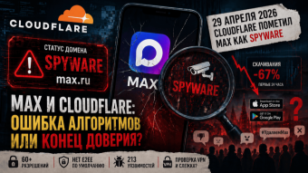 Spy tag for the Max messenger from Cloudflare
