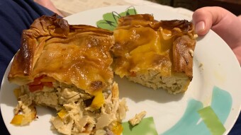 Foodbook #235 chicken pie - Kotopita with recipe