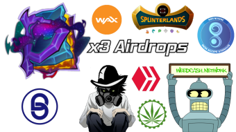 3 Chaos legion Pack Airdrop(s), + some insight on the WAX & HIVE NFT markets