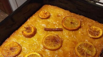 Foodbook #937 homemade orange pie