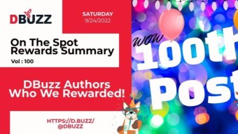 On The Spot Reward Summary, Week 100