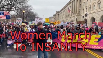 Owen Shroyer Crashes The Women's March