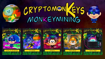cryptomonKeys Update #10: Earn NFTs by Playing Alien Worlds ( NFT Mining+Staking)!