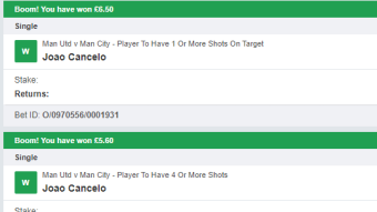 Betting Results 05/11/2021 - 07/11/2021