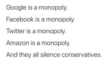 My Olive Branch to the Right - Let's Break up the Monopolies Censoring You
