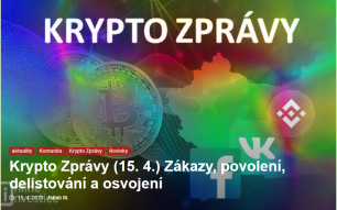 Co přinesl druhý dubnový týden pro kryptosvět