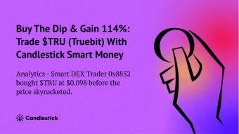 😎 Buy The Dip & Gain 114%: Trade $TRU (Truebit) With Candlestick Smart Money