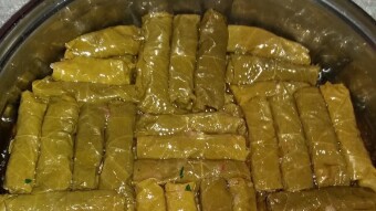 Foodbook #712 Greek Dolmades - Stuffed Vine Leaves