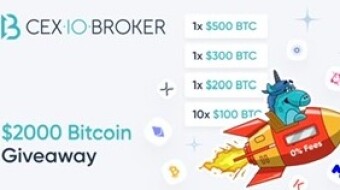 $2000 Bitcoin Giveaway by CEX.IO Broker