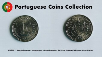 Portuguese Coins - I Discoveries - African West Coast Discoveries Navigation