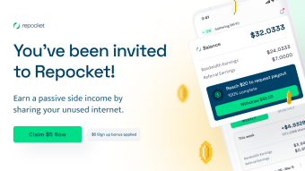 Top 6 Bandwidth-Sharing Services, On Three of Them You Get $5 Just By Singing-up (HoneyGain, Repocket(Beta) and Spider!) || Passive Income!