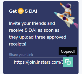Instars Referral Requirements