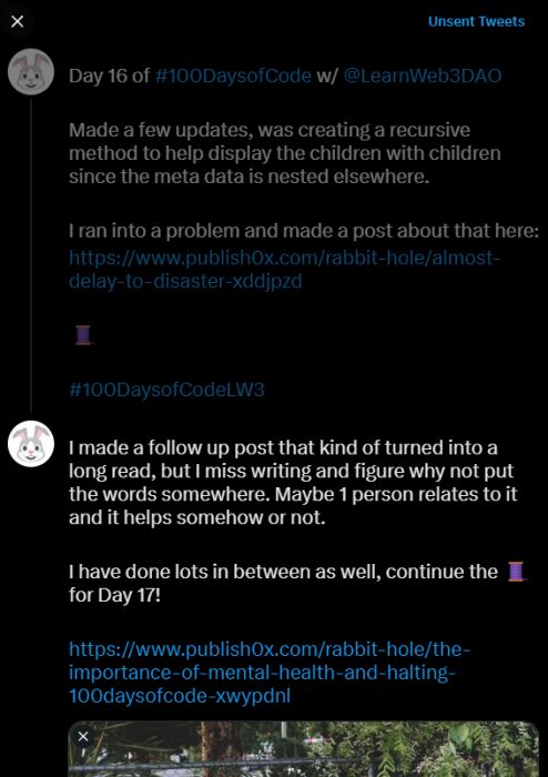 Day 16 and onward of resuming the #100DaysofCode