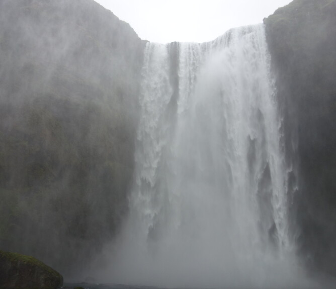 Waterfall in Iceland