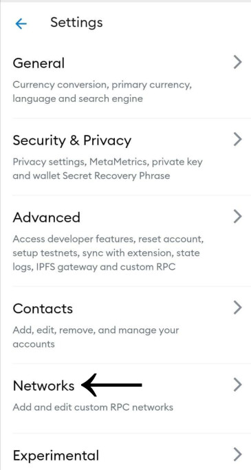 Tap on Networks