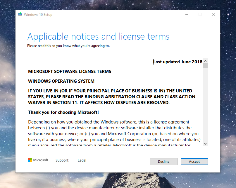 License agreement 2