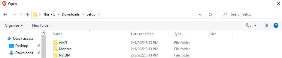 NVIDIA mining setup