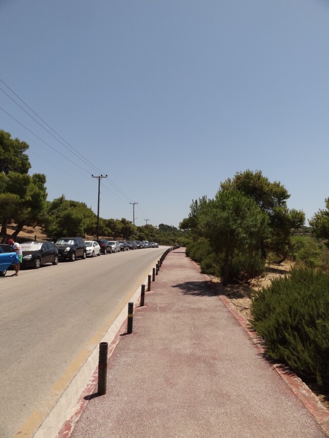 Around Athens - Kavouri - Beaches - Megalo Kavouri Beach - Parking