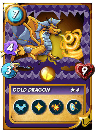Splinterlands Legendary Card Profile Gold Dragon