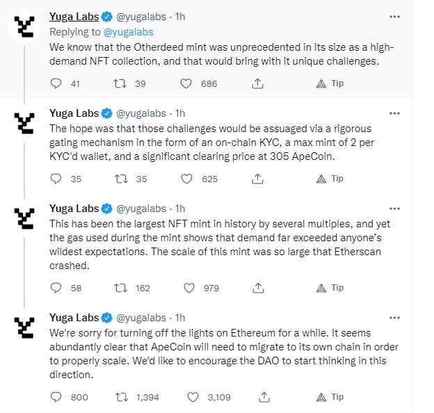 Yuga Labs Apology