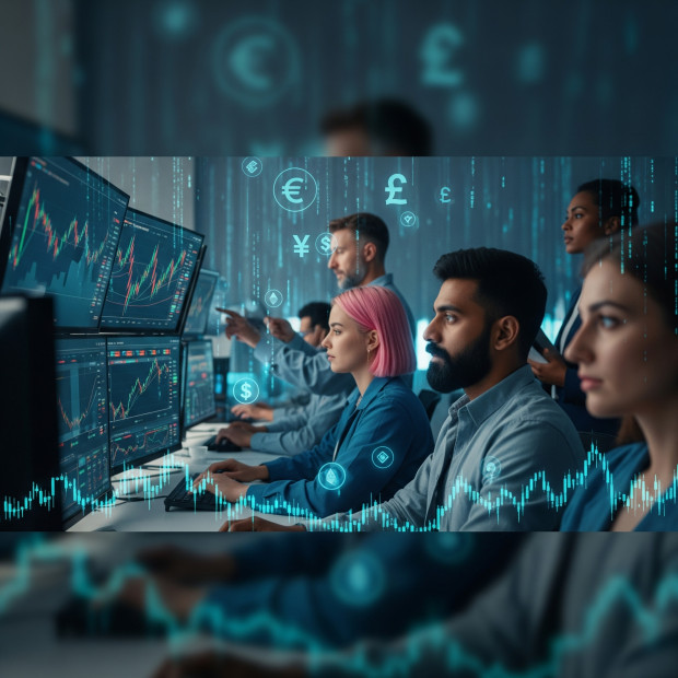 Traders Watching Charts
