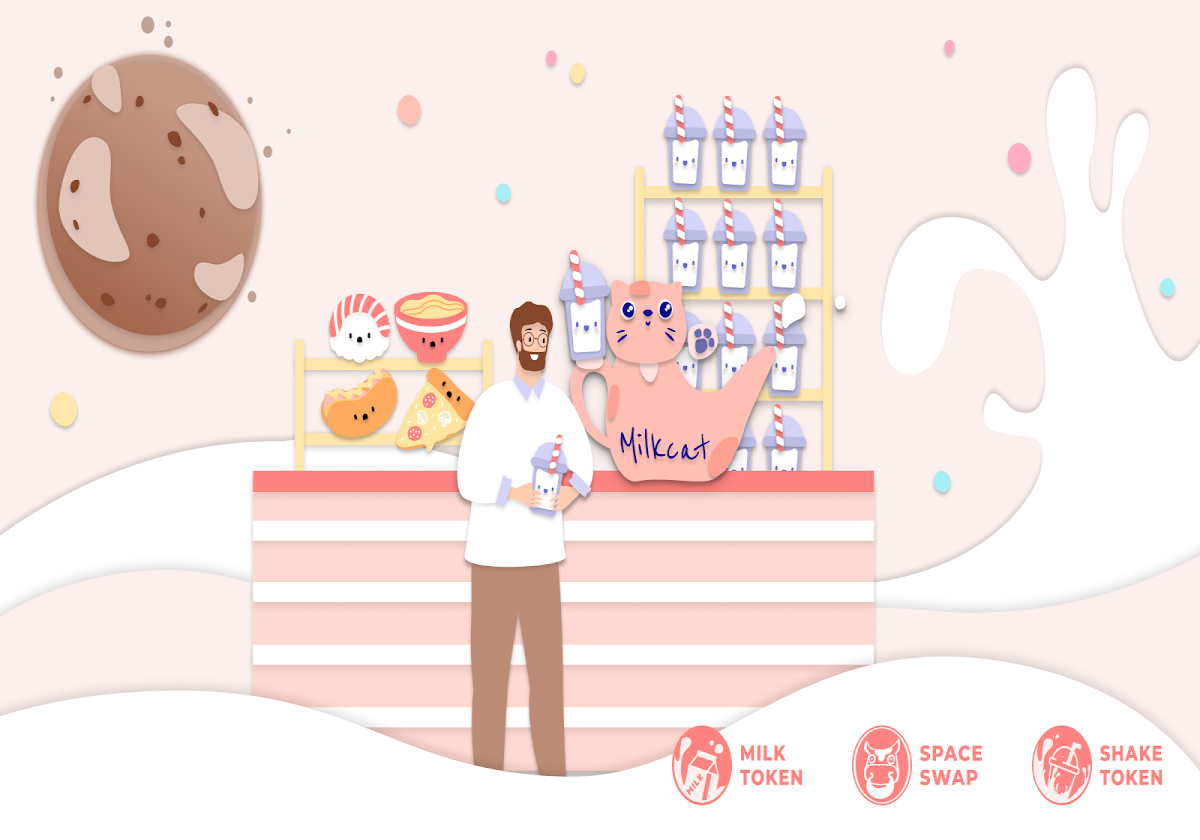 What Is MILK and SHAKE? (Image from SpaceSwap Medium Account)