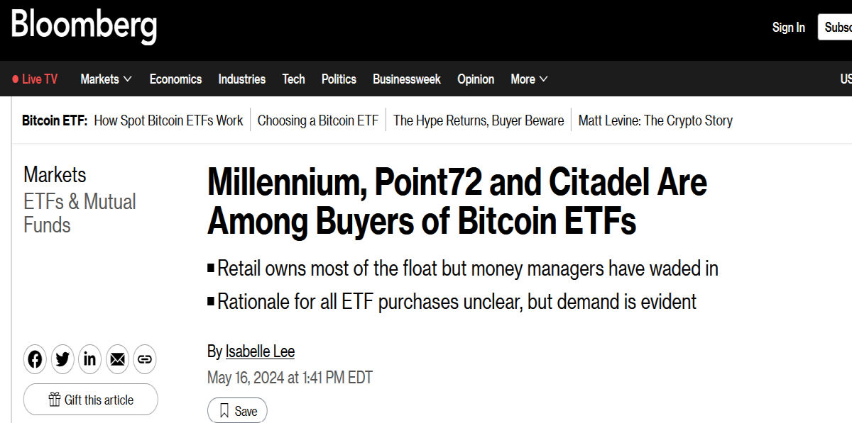 hedge funds bitcoin