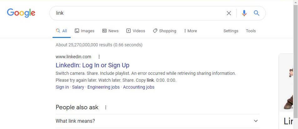 Link search Google