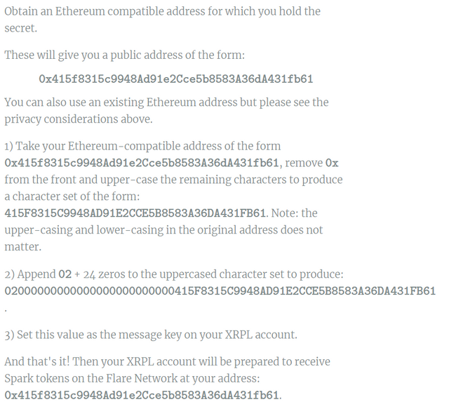 Detailed instructions on how to manually claim Spark tokens