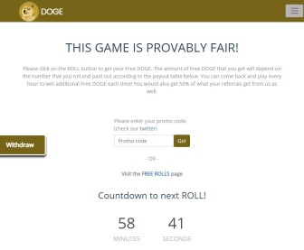 Roll Tab and a 1 h countdown clock