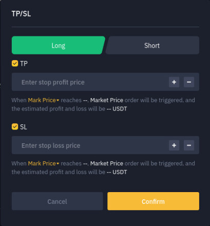 take profit and stop loss
