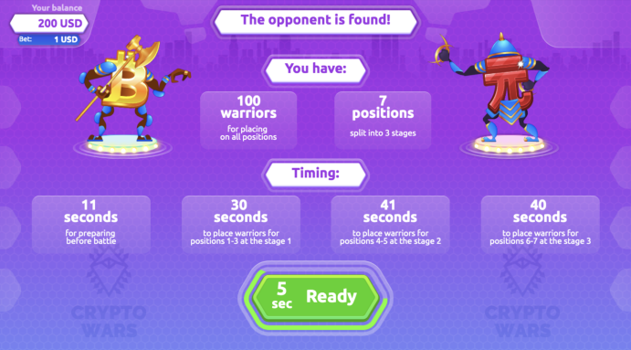 Crypto Battles Gameplay