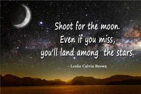 shoot for the moon