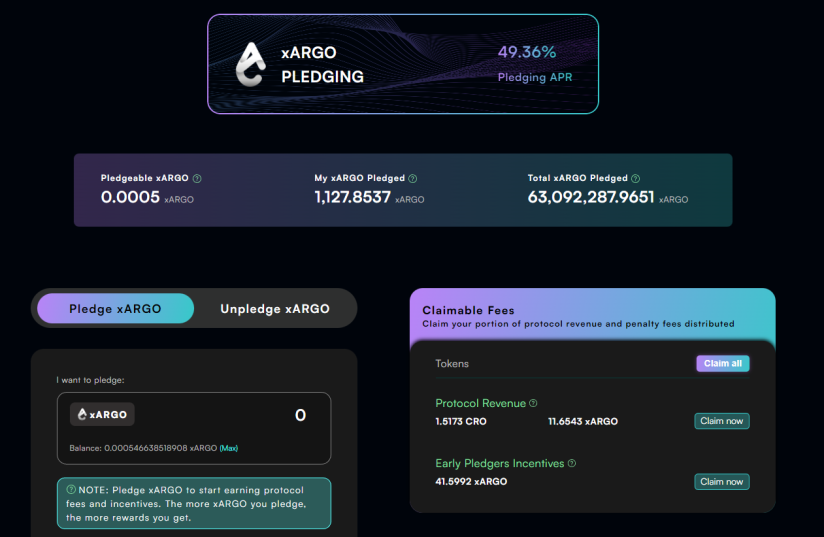 Staking Argo