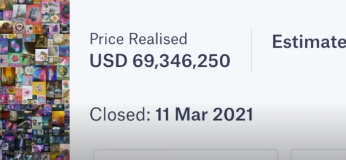 Beeple's NFT artwork sells for 69.3 million!