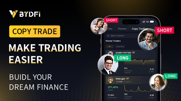 BYDFi Copy Trading Easier