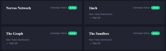 coinmarketcap token distribution status