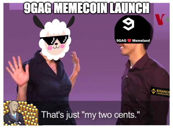 9GAG community is so huge that it will take Memecoin to $1 in a few days