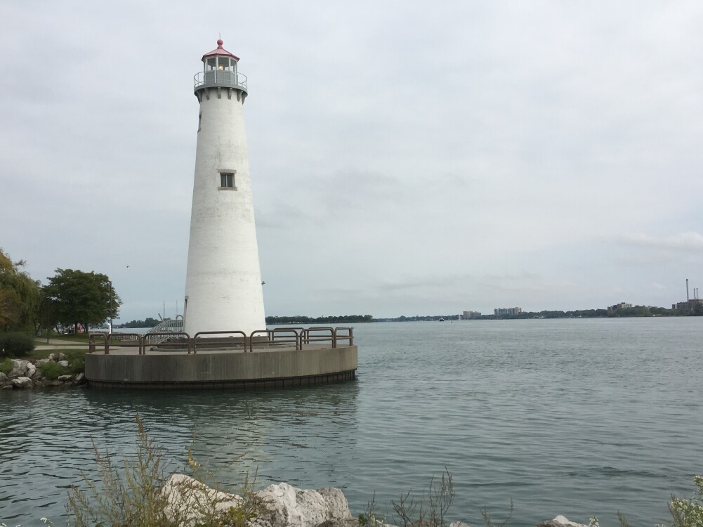 Lighthouse on the Detroit river