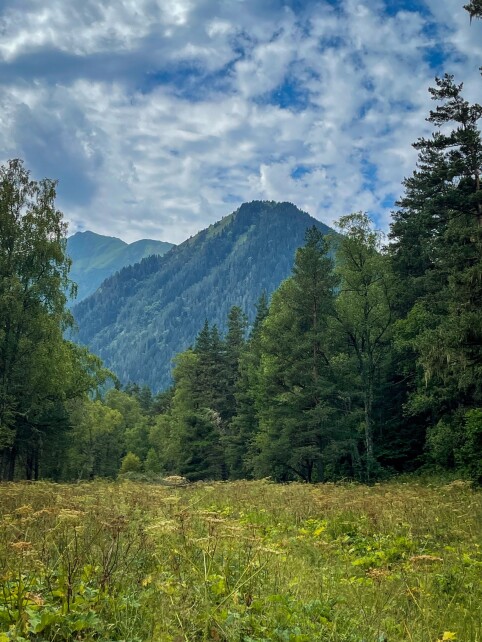 In the mountains
