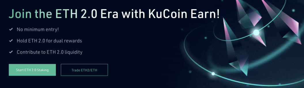 Ethereum 2.0 staking on Kucoin exchange