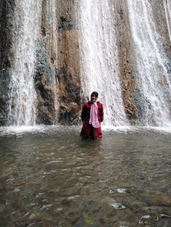 Nilrood waterfall in Jokandan, Talesh county of Iran